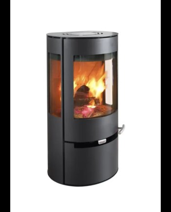 Aduro Brændeovn Skuffe Sort