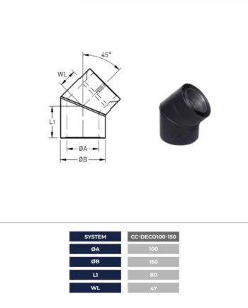Bøjning Grader Deco 100 150