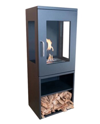 Cheyenne Sort Bioethanol Brændeovn