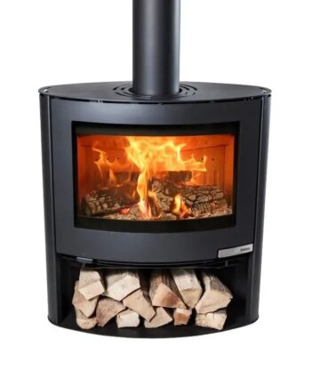 Aduro Brændeovn Sort 80x78x37