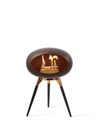Biopejs Mocca Ground Low Rose Gold Skål Ben Røget