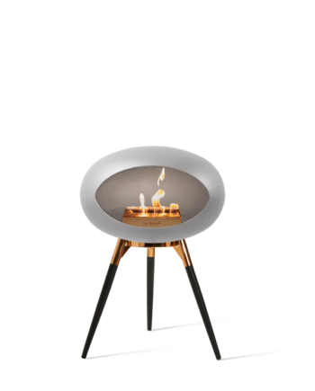 Biopejs Nikkel Ground Low Rose Gold Skål Ben Sort