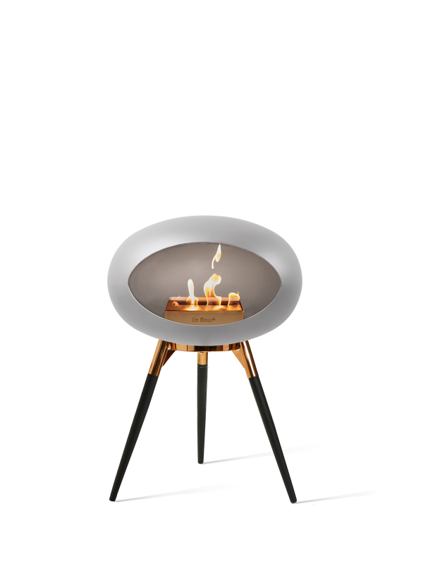 Biopejs Nikkel Ground Low Rose Gold Skål Ben Sort