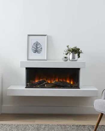 Brockenhurst 870 Hvid Marmor Væghængt Elpejs