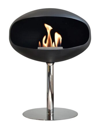 Cocoon Pedestal Med Stålfod Sort