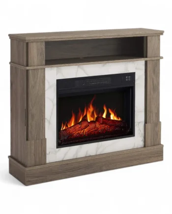 For Living Fritstående Elpejs Grå