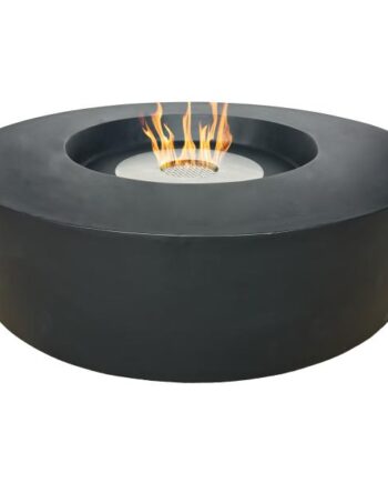 Heatus Lanzarote Biopejs Ildbord Sort 100x100x33cm
