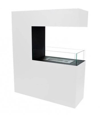 Høj Rumdeler Biopejs Hvid