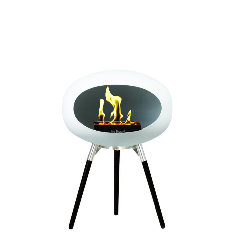 Hvid Biopejs Ground Low Sort