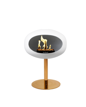 Hvid Biopejs Ground Steel Low Rose Gold