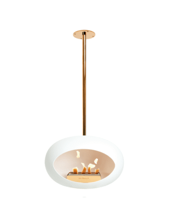 Hvid Lofthængt Biopejs Sky 120cm Rose Gold