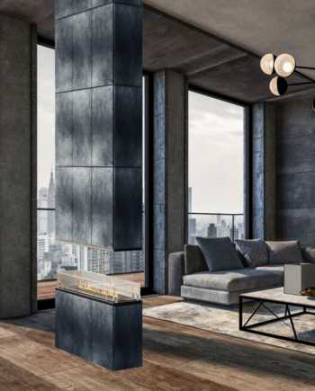 Indbygningsbiopejs Sidet Åbent