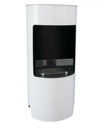 Montgomery Hvid Åben Bioethanol Brændeovn