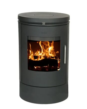 Morsø 6140 Ø120 Røgtud Sort Malet Brændeovn