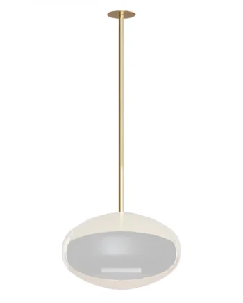 Poleret Messing Loftbeslag Stang Cocoon Fires