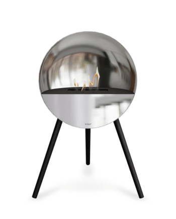 Sølv Biopejs Eye Sort Spejl Front Ben Sort