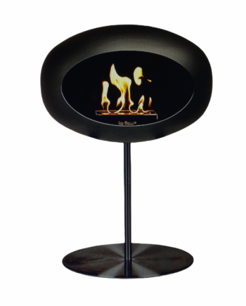 Sort Biopejs Ground Steel Low 50cm Sort