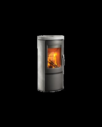 Varde Shape Air Grå Fedtsten Brændeovn