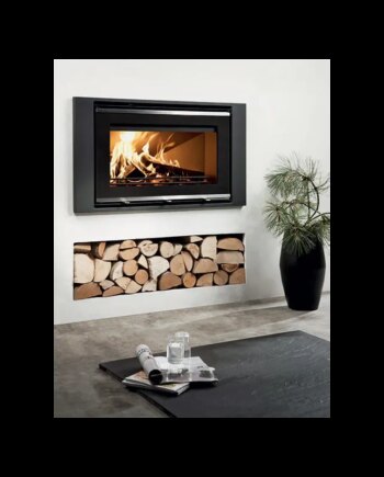 Westfire Pejseindsats Uniq Glasfront Bred Ramme Brændeovn