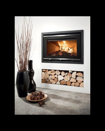 Westfire Pejseindsats Uniq Glasfront Smal Ramme Brændeovn